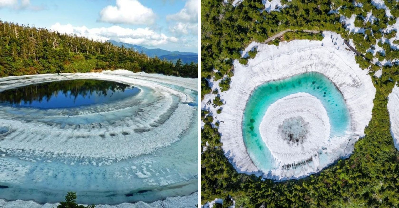 Kagami-numa: Japan's Enchanting Lake Resembling the Eye of a Dragon